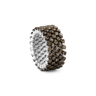 Weißgold, Ringe, Serafino Consoli Brevetto Multi-Size Ring, Ref: RMS 5F2 WBG BRD