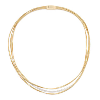 Gelbgold, Halsschmuck, Marco Bicego Marrakech Halskette, Ref: CG848 B YW
