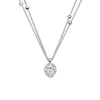 Weißgold, Halsschmuck, Leo Wittwer Candlelight Collier, Ref: 31-1013471-1001