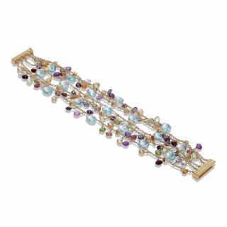 Gelbgold, Armschmuck, Marco Bicego Paradise Armband, Ref: BB2598 MIX01T Y