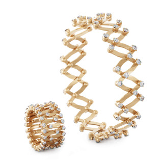 Roségold, Ringe, Serafino Consoli Serafino Multi-Size Ring und Armreif, Ref: S.RB 1492 F4 RG WD