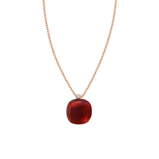 Roségold, Halsschmuck, Bigli Mini Sweety Anhänger mit Kette, Ref: 20H34Rgranmp_42