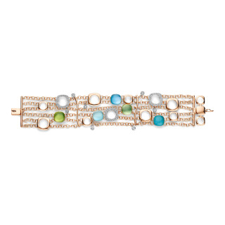 Roségold, Armschmuck, Bigli Mini Sweety Armband, Ref: 20A39RWbdia_17,5