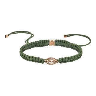 Roségold, Armschmuck, Leo Wittwer Rough Cut® Macramé Armband, Ref: 62-1003073-9300--b