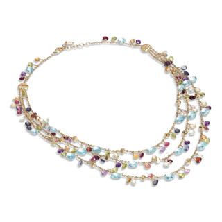 Gelbgold, Halsschmuck, Marco Bicego Paradise Halskette, Ref: CB2593 MIX01T Y