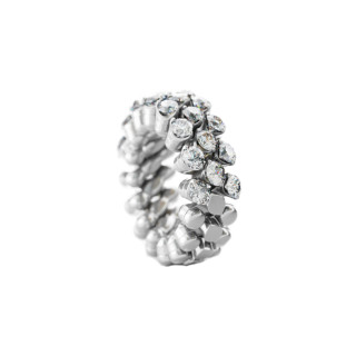 Weißgold, Ringe, Serafino Consoli Brevetto Multi-Size Ring, Ref: RMS 3H7 WG WD