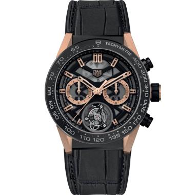 Herrenuhr, Automatik, TAG Heuer TAG HEUER CARRERA CHRONOGRAPH TOURBILLON   
