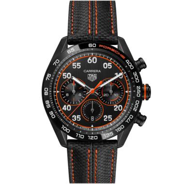 Herrenuhr, Automatik, TAG Heuer TAG HEUER CARRERA CHRONOGRAPH X PORSCHE ORANGE RACING