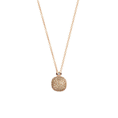 Halsschmuck, Roségold, Bigli Mini Sweety Anhänger mit Kette klein