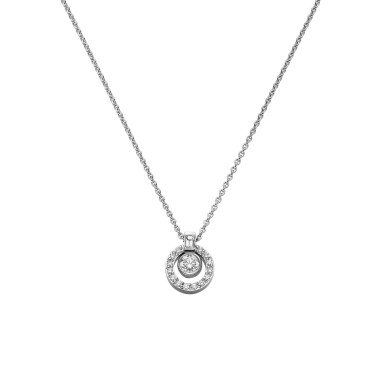         Weißgold, Halsschmuck, Leo Wittwer Panta rhei® Collier