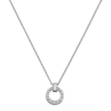 Halsschmuck, Weißgold, Leo Wittwer Panta rhei® Collier
