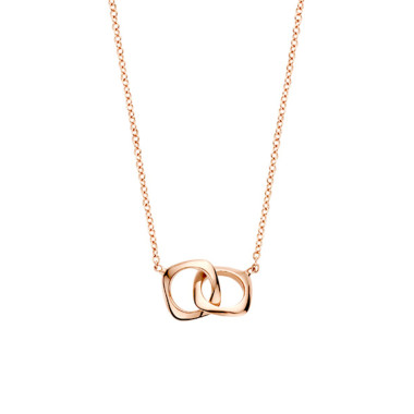 Halsschmuck, Roségold, Bigli Elements Halskette