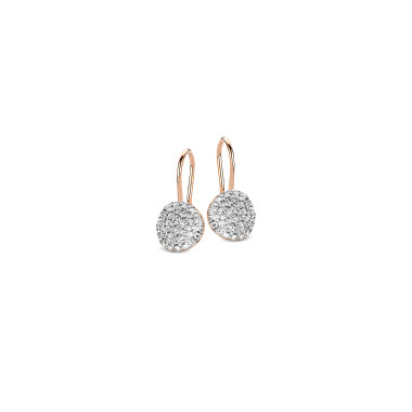         Roségold, Ohrringe, Bigli Mini Waves Earrings