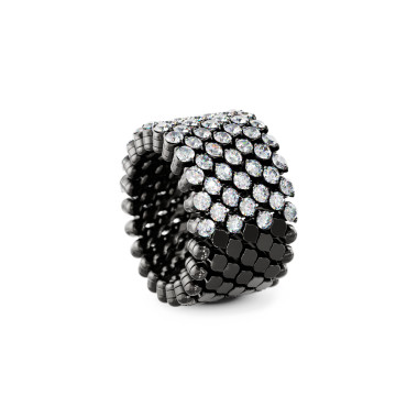 Ringe, Weißgold, Serafino Consoli Brevetto Multi-Size Ring