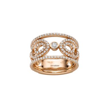 Ringe, Roségold, Leo Wittwer Panta Rhei Ring
