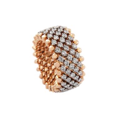 Ringe, Roségold, Serafino Consoli Brevetto Multi-Size Ring
