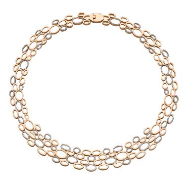 Halsschmuck, Roségold, Leo Wittwer Panta rhei® Collier