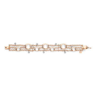 Armschmuck, Roségold, Bigli Elements Armband