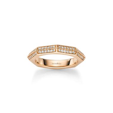 Ringe, Roségold, Leo Wittwer Love Icon Ring