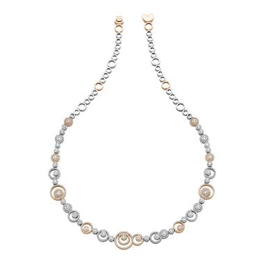 Halsschmuck, Weißgold, Leo Wittwer Panta rhei® Signature Collier