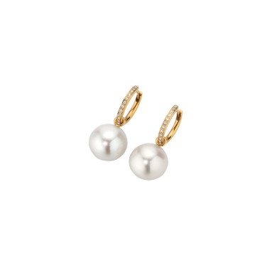         Gelbgold, Ohrringe, Gellner H2O Creolen