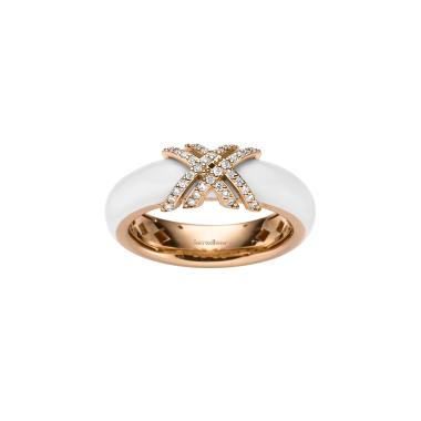 Ringe, Roségold, Leo Wittwer Crosses Ring