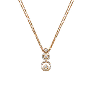         Roségold, Halsschmuck, Leo Wittwer Panta rhei® Anhänger