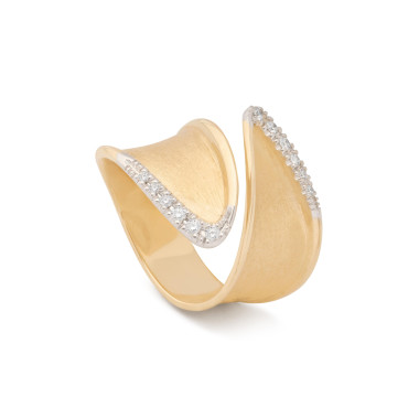 Ringe, Weißgold, Marco Bicego Lunaria Twist Ring