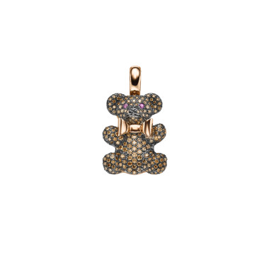 Halsschmuck, Roségold, Leo Wittwer Contemporary Sir Piccadilly Anhänger