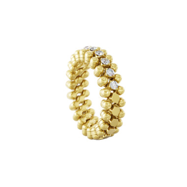 Ringe, Gelbgold, Serafino Consoli Brevetto Multi-Size Ring