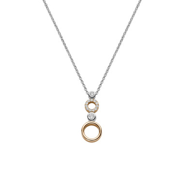         Weißgold, Halsschmuck, Leo Wittwer Panta rhei® Collier