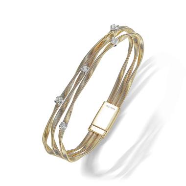 Armschmuck, Weißgold, Marco Bicego Marrakech Armband