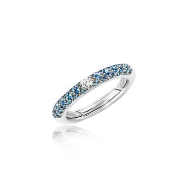 Ringe, Weißgold, Adolfo Courrier Mare Ring
