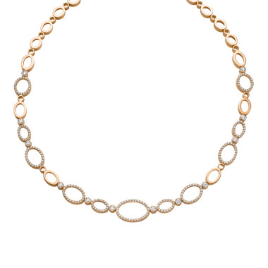         Roségold, Halsschmuck, Leo Wittwer Panta rhei® Collier