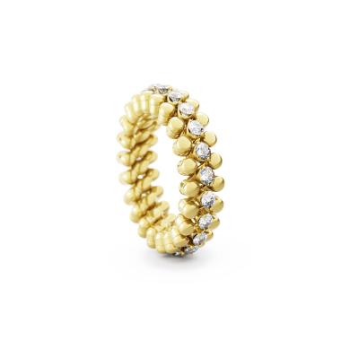 Ringe, Gelbgold, Serafino Consoli Brevetto Multi-Size Ring