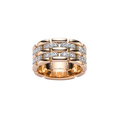 Ringe, Roségold, Leo Wittwer Contemporary Ring