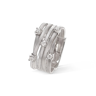 Ringe, Weißgold, Marco Bicego Goa Ring