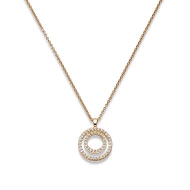 Halsschmuck, Roségold, Leo Wittwer Panta rhei® Collier