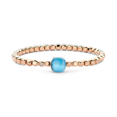         Roségold, Armschmuck, Bigli Mini Sweety Stretch Armband