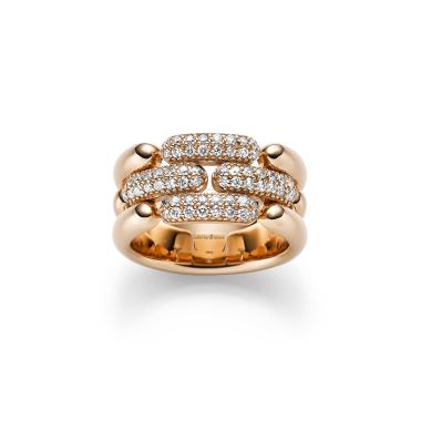 Ringe, Roségold, Leo Wittwer Contemporary Ring