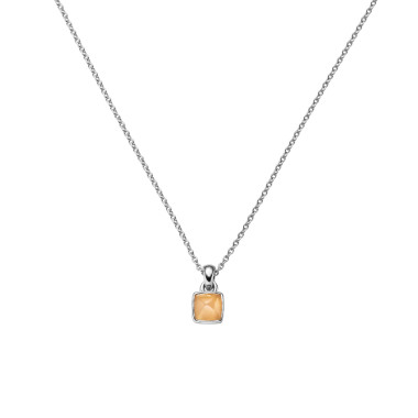 Halsschmuck, Weißgold, Leo Wittwer Sugar Loaf Collier