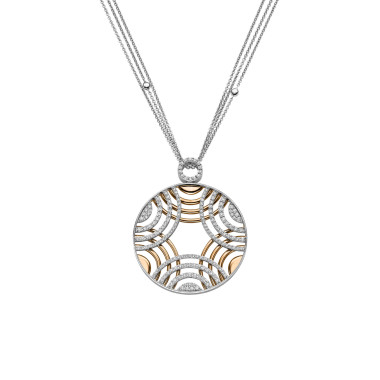         Weißgold, Halsschmuck, Leo Wittwer Panta rhei® Collier