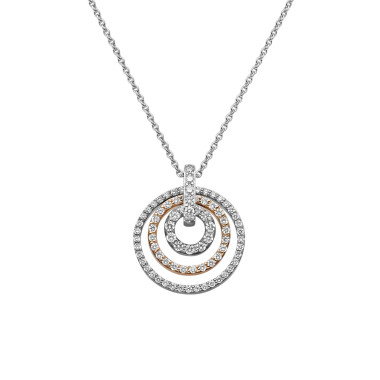 Halsschmuck, Weißgold, Leo Wittwer Panta rhei® Collier