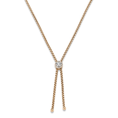 Halsschmuck, Roségold, Leo Wittwer Candlelight Collier