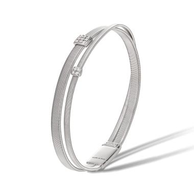 Armschmuck, Weißgold, Marco Bicego Masai Armband