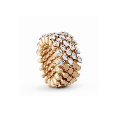 Roségold, Serafino Consoli Brevetto Multi-Size Ring