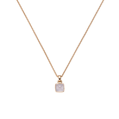 Halsschmuck, Roségold, Leo Wittwer Sugar Loaf Collier