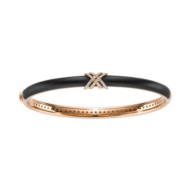 Armschmuck, Roségold, Leo Wittwer Crosses Armreif