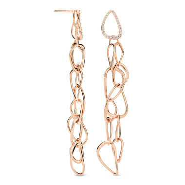         Roségold, Ohrringe, Bigli LINK N°1 Earrings
