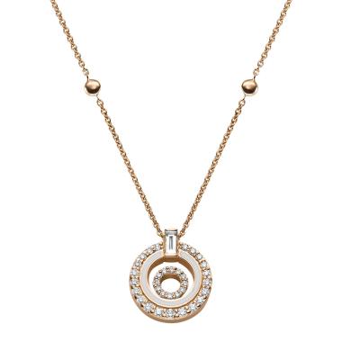Halsschmuck, Roségold, Leo Wittwer Panta rhei® Collier